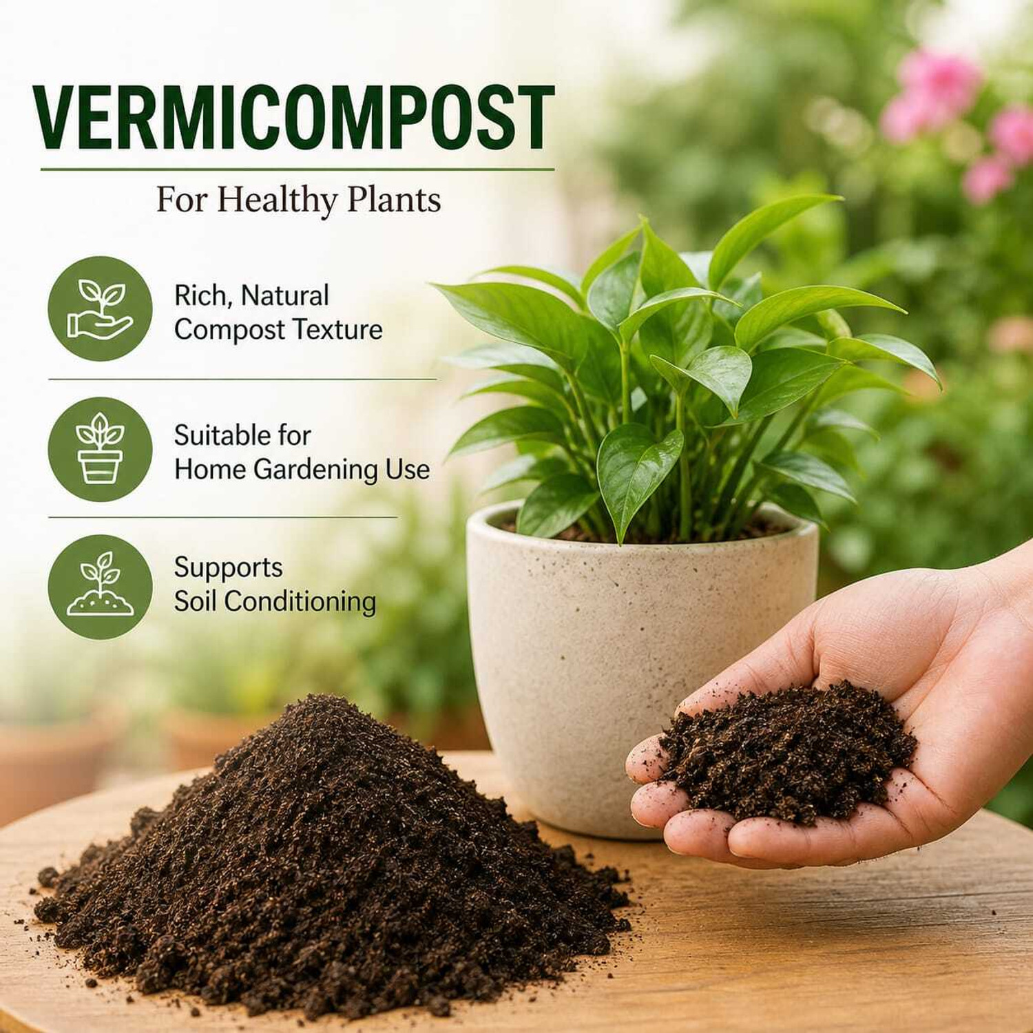 Image of Robust Vermicompost Manure Soil