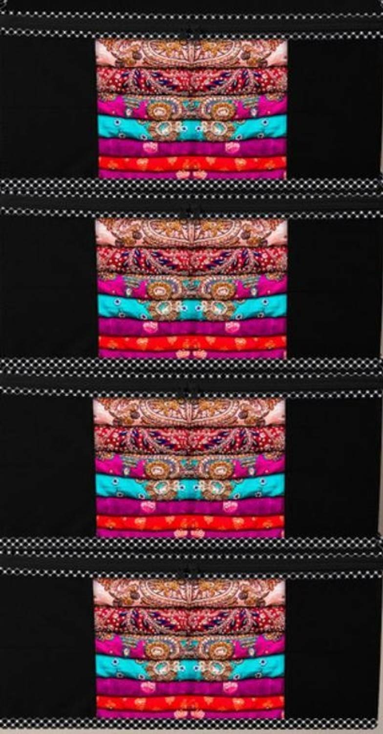 Aaliya (Black, Set Off_4) Poly-canvas Laundry Bag