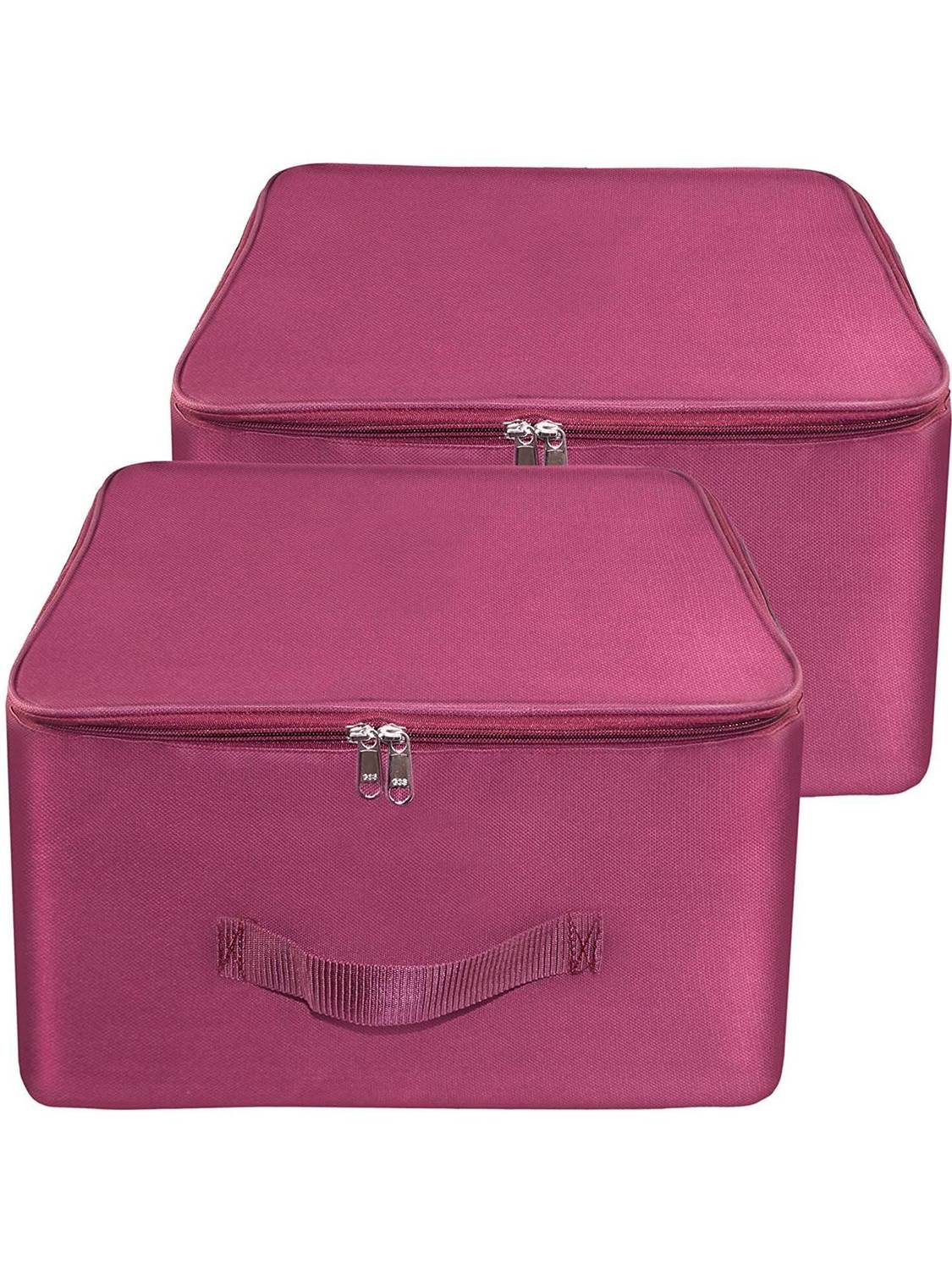 Billiondesigner 2 Pack Nylon Underbed Moisture Proof Wardrobe Organizer Storage Bag for clothes Poly-canvas Laundry Bag