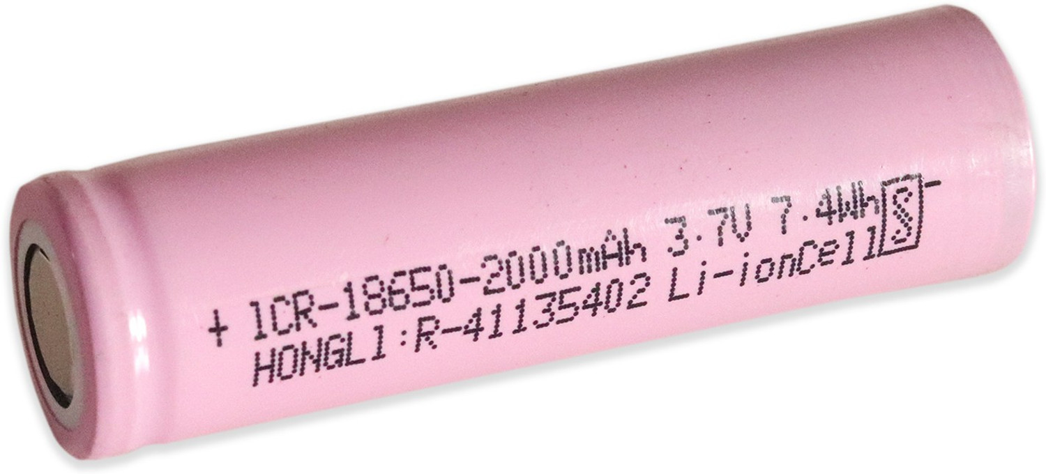 Image of Smuf 18650 Li-ion Cell 3.7V 2000mAh 7.4WH Rechargeable Pack of 6 Lithium Solar Battery