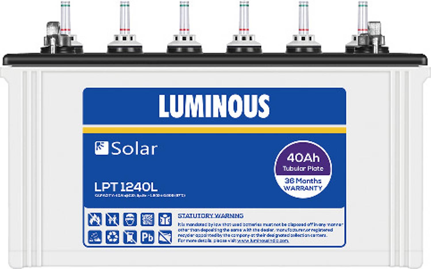 LUMINOUS LPT1240L LPT1240L with 3 Year Warranty Solar Compatible