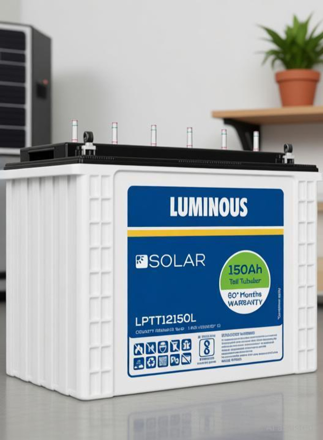 Image of LUMINOUS LPTT12150L Flooded Solar Battery