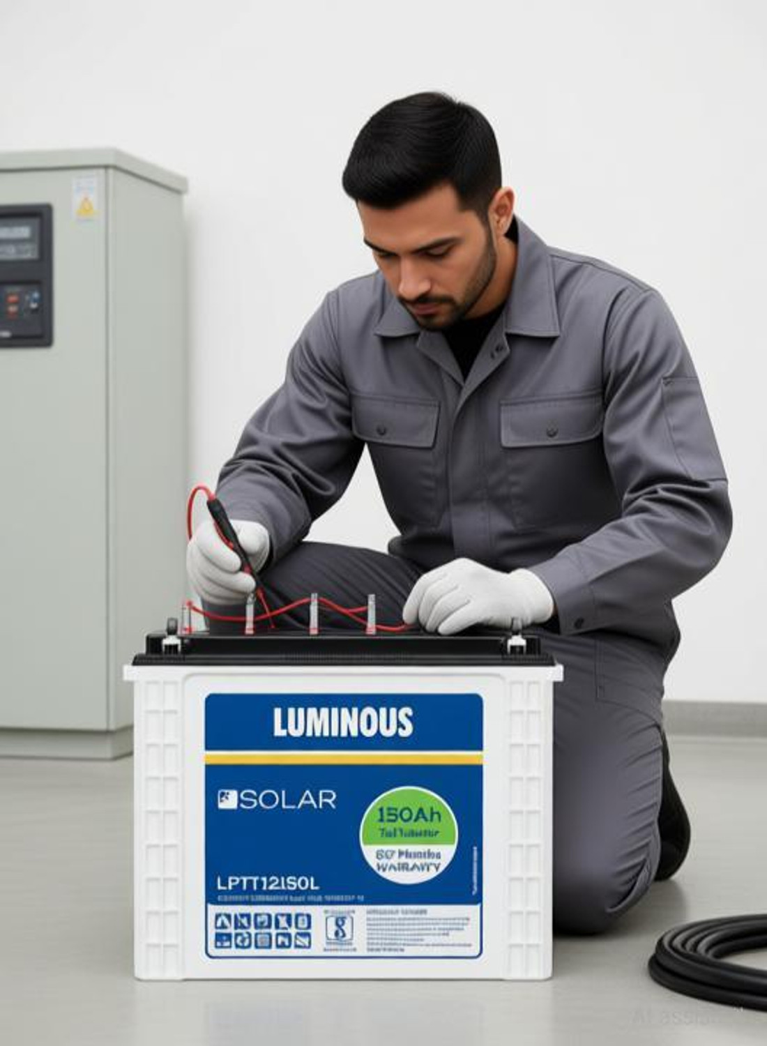 Image of LUMINOUS LPTT12150L Flooded Solar Battery