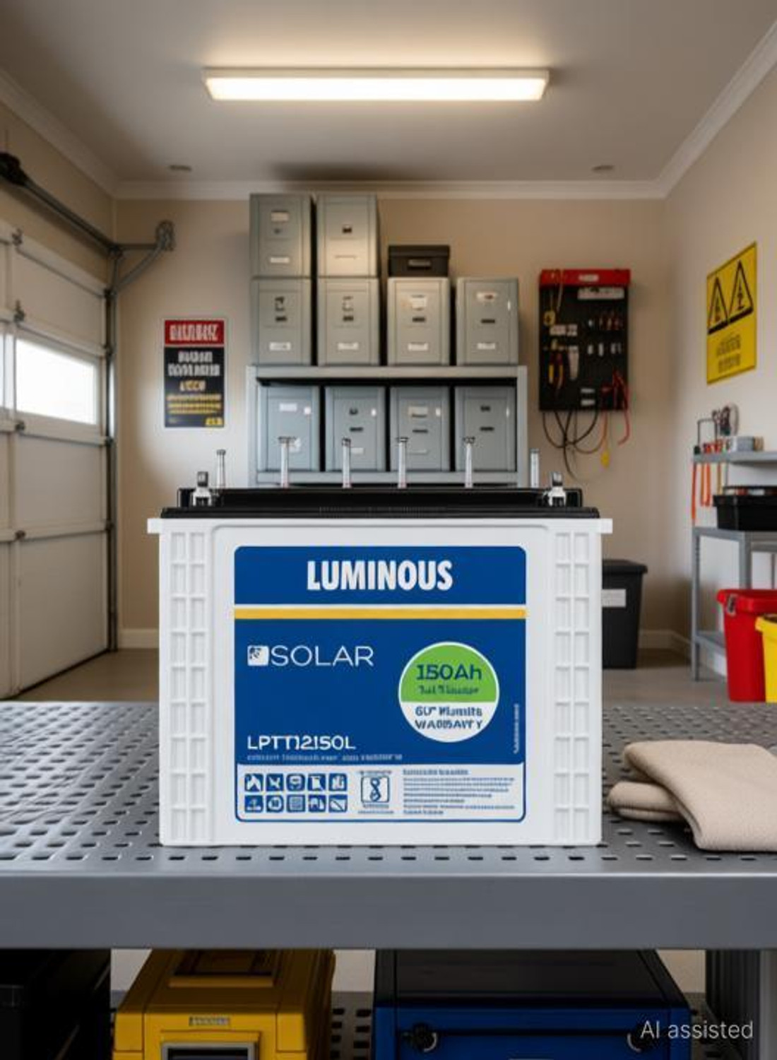 Image of LUMINOUS LPTT12150L Flooded Solar Battery
