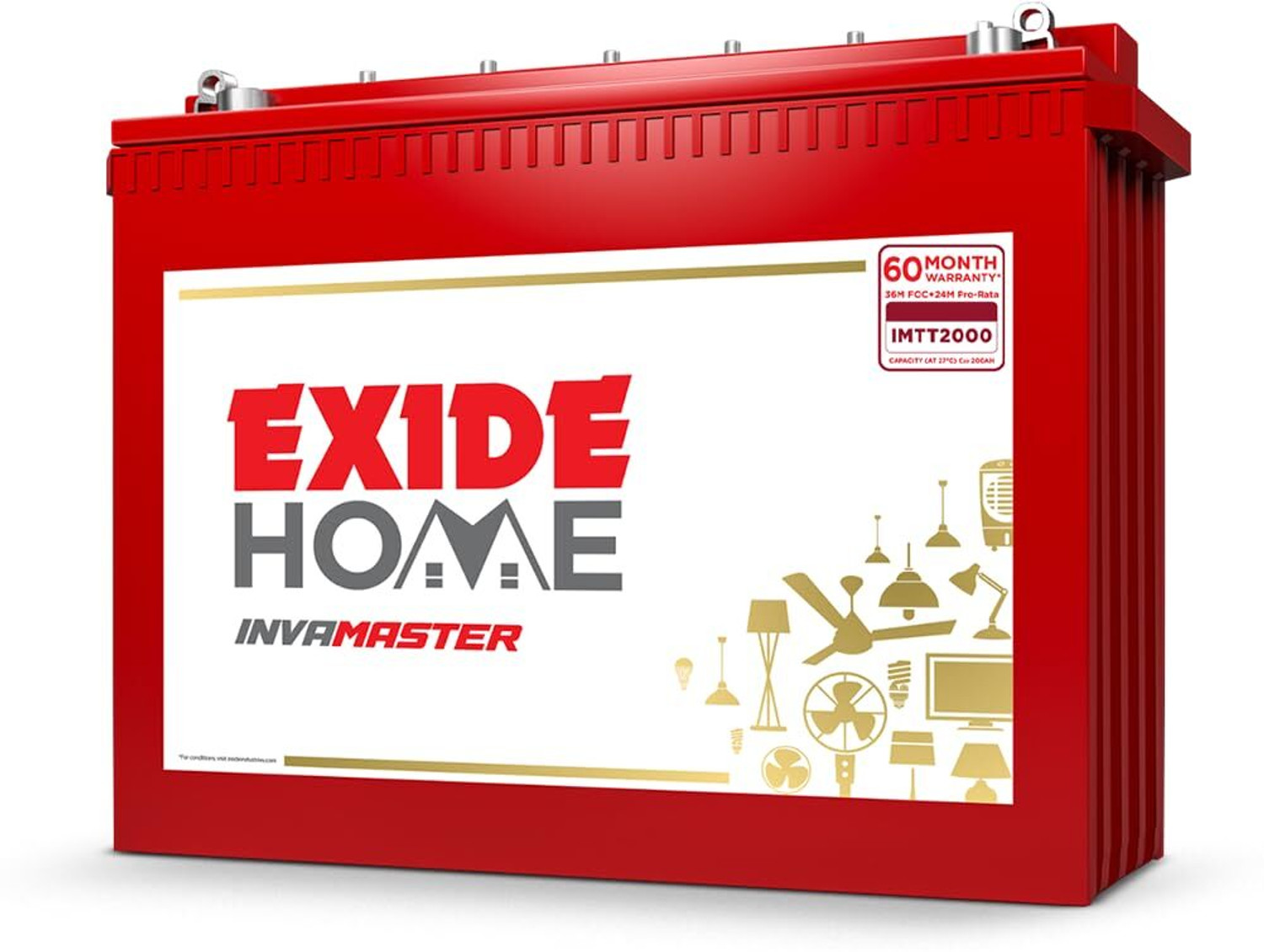 Image of EXIDE 60 Months Warranty Tall Tubular Inverter Battery