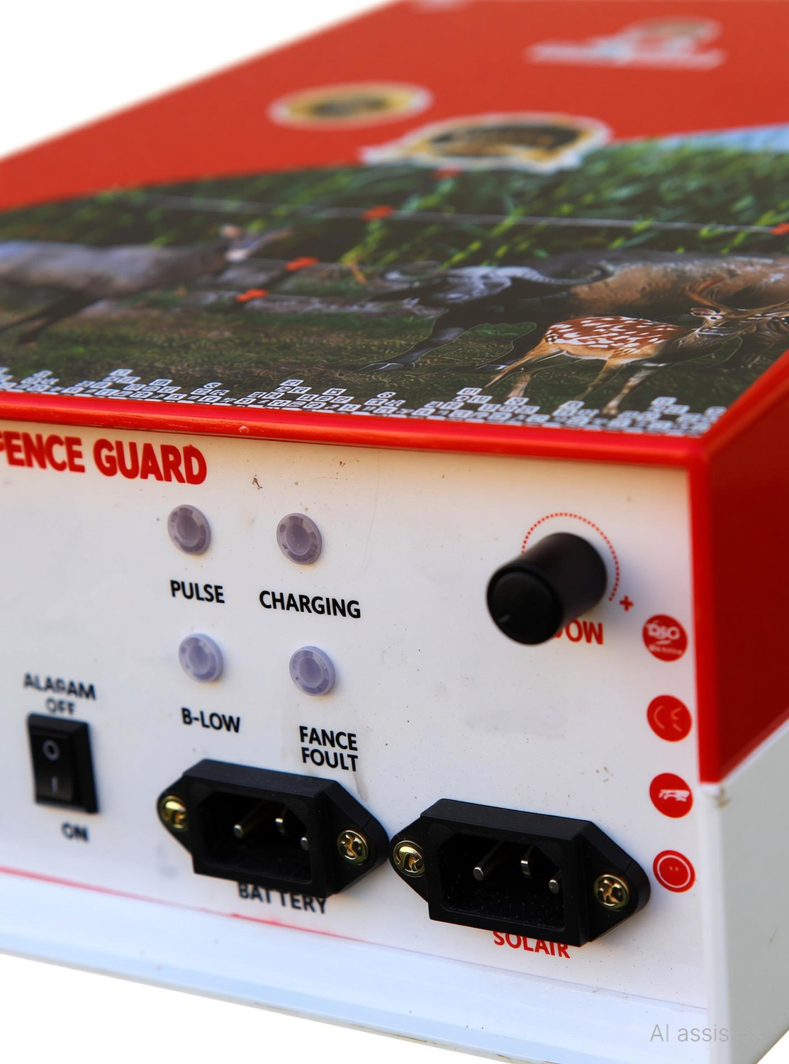 Image of DIVINEMONK DC Zatka Machine /Solar Fence Guard (80 Acre Area Covered) PWM Solar Charge Controller