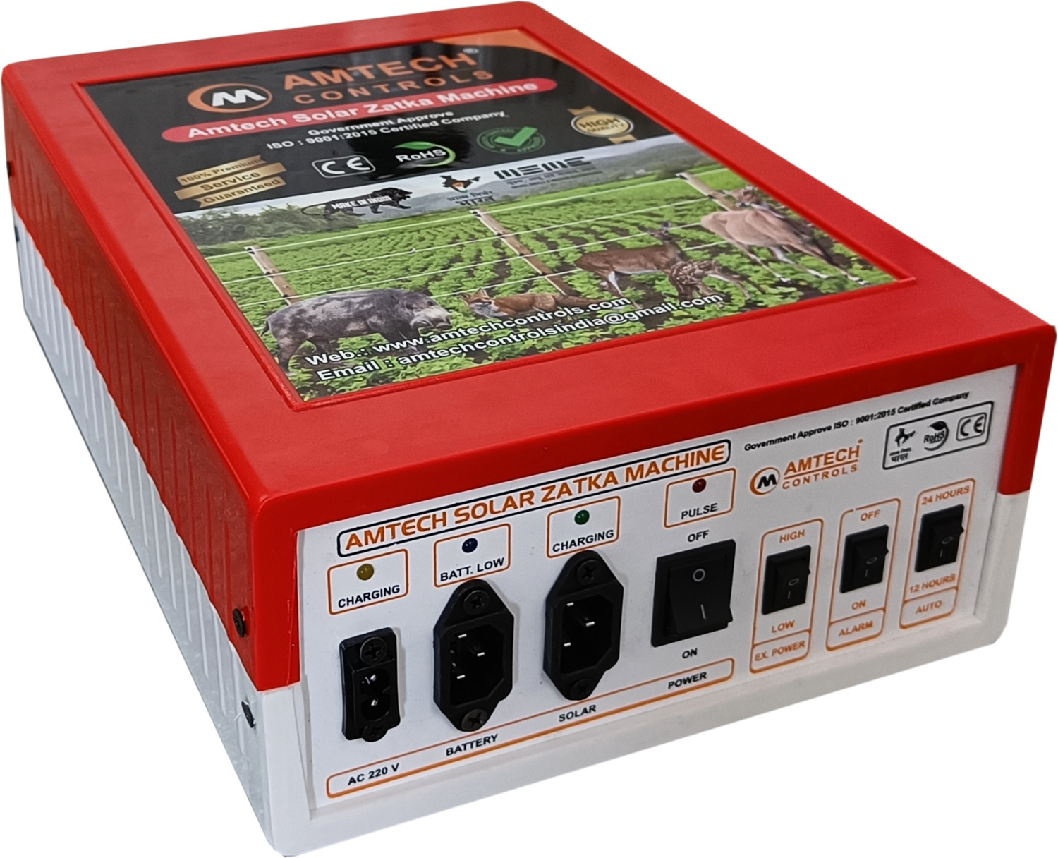 Image of Amtech Controls Fence Energizer(AT-26) PWM Solar Charge Controller