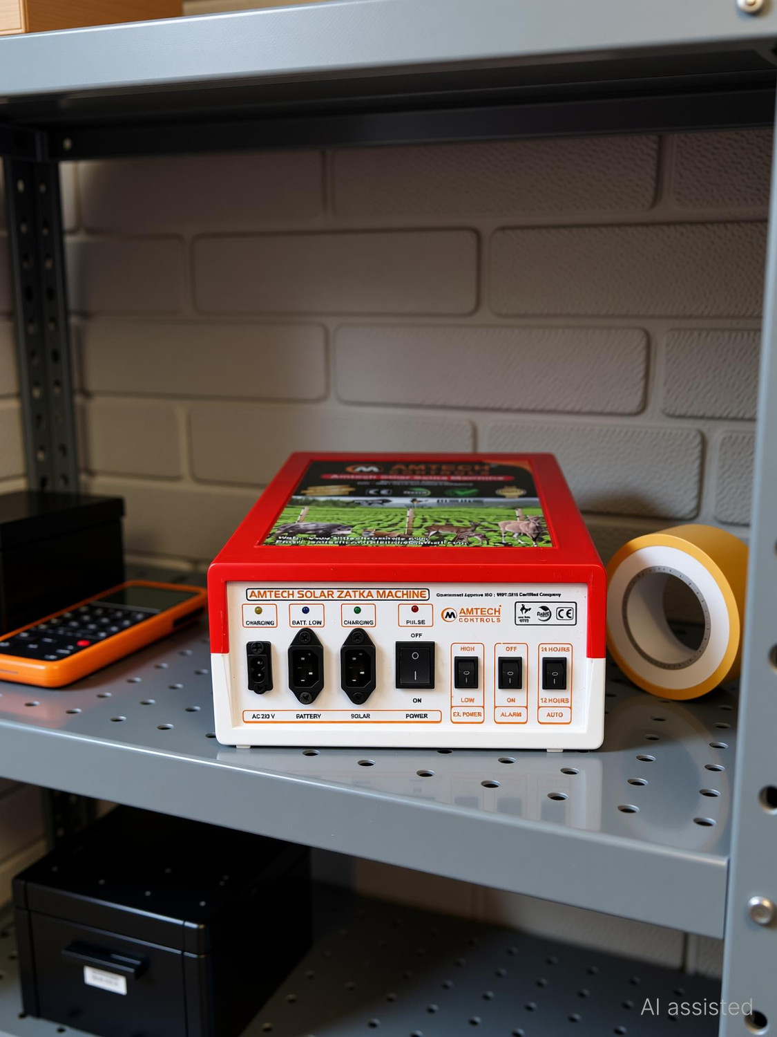 Image of Amtech Controls Fence Energizer(AT-26) PWM Solar Charge Controller