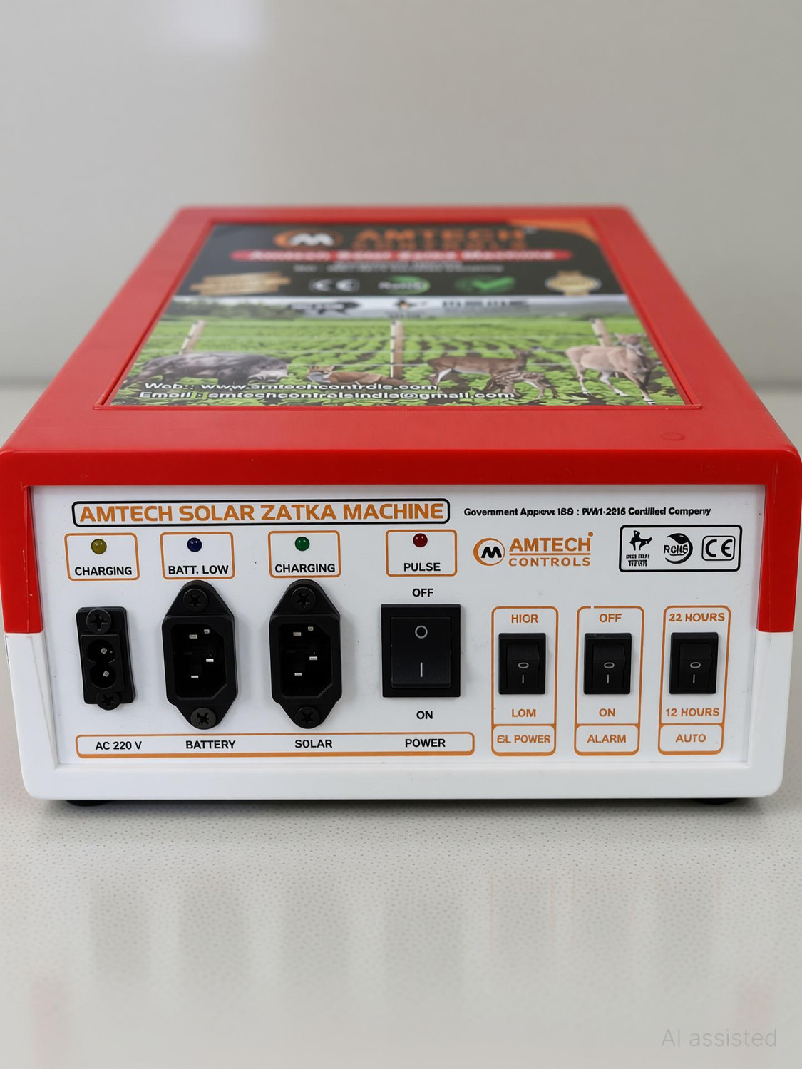Image of Amtech Controls Fence Energizer(AT-26) PWM Solar Charge Controller