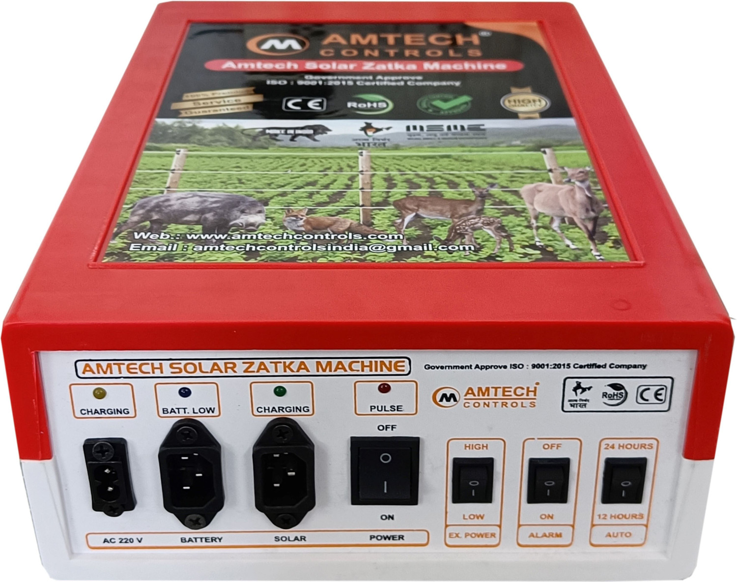 Image of Amtech Controls Fence Energizer(AT-26) PWM Solar Charge Controller