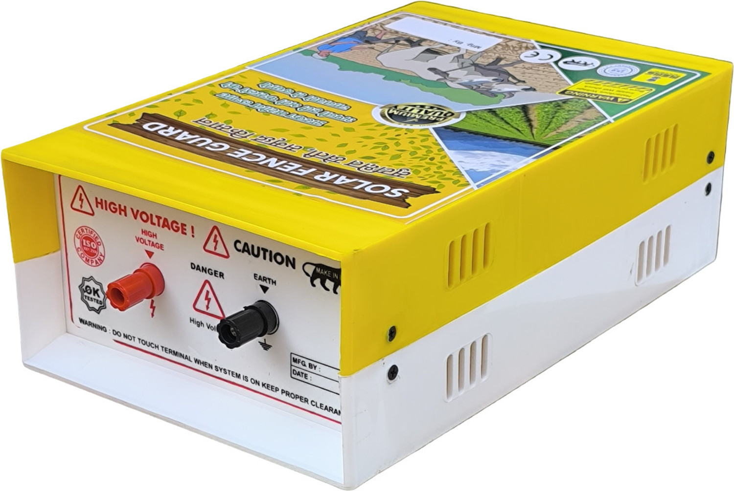 Image of DIVINEMONK zatka machine for farm agriculture land fence energizer MPPT Solar Charge Controller