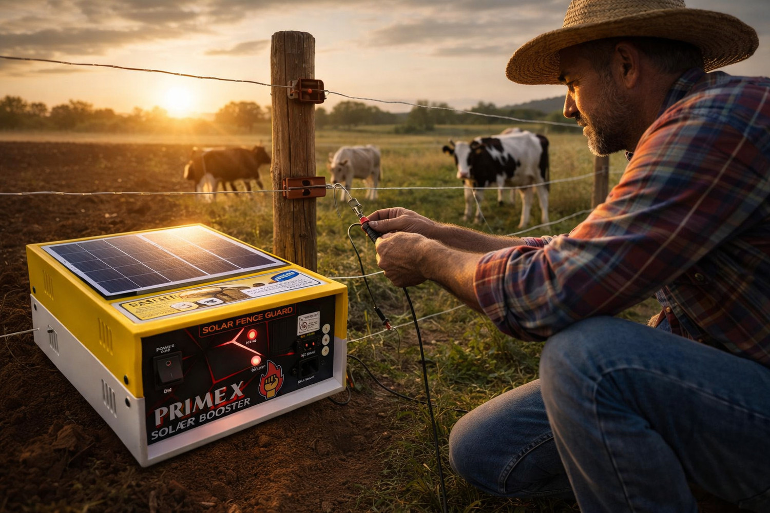 Image of DIVINEMONK zatka machine for farm agriculture land fence energizer MPPT Solar Charge Controller
