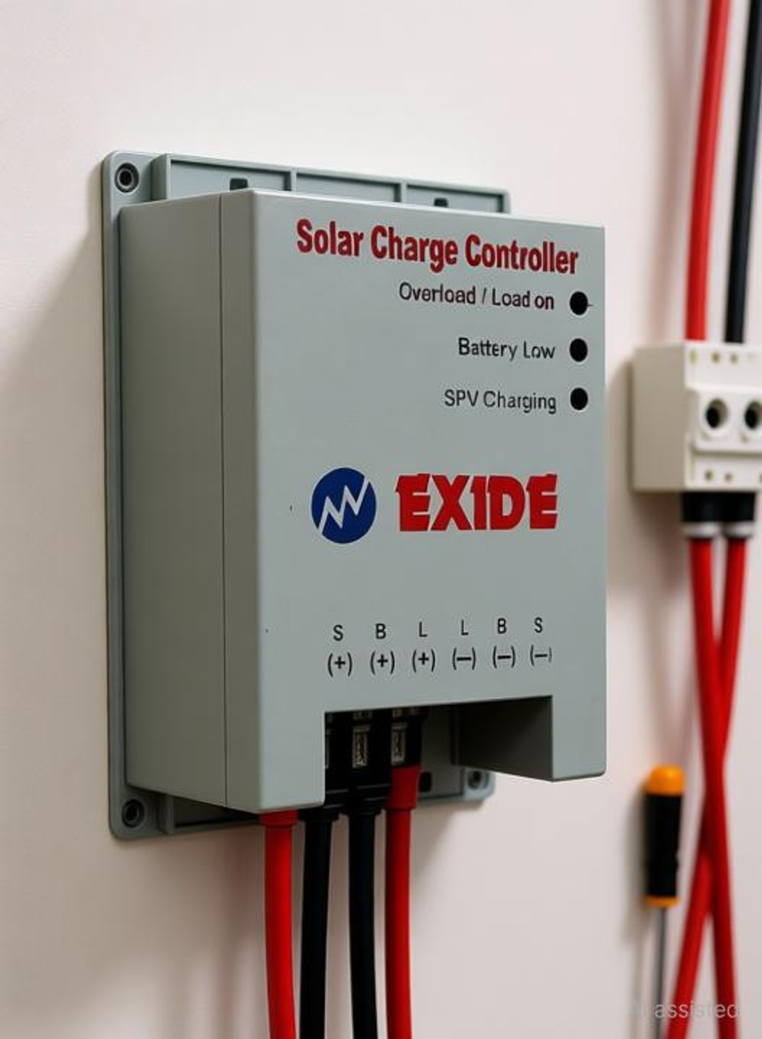 Image of EXIDE 12 /24 Volt 10 Amp PWM Solar Charge Controller