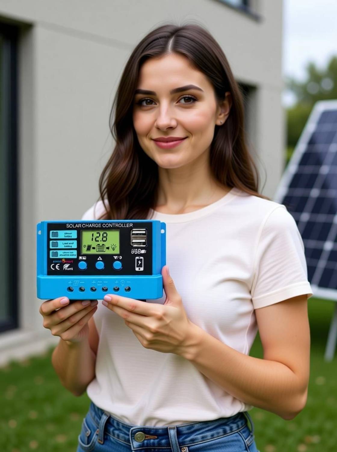 amiciSmart 10A Solar Charger Controller 12V/24V - Image 4