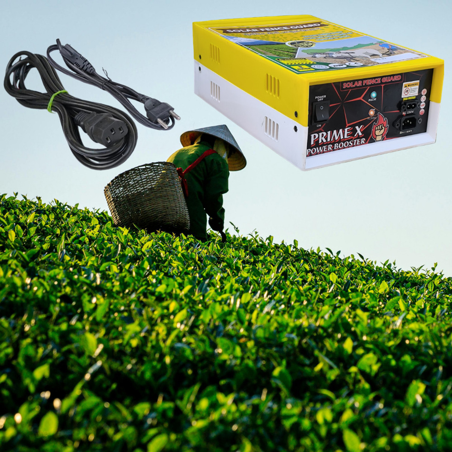 Image of DIVINEMONK zatka machine for farm agriculture land fence energizer MPPT Solar Charge Controller