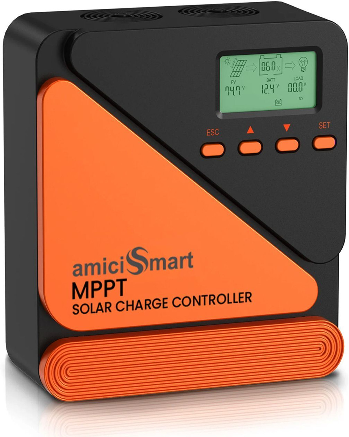 Image of amiciSmart True MPPT Solar Charge Controller, 98% Efficiency Lithium Battery(60A) MPPT Solar Charge Controller