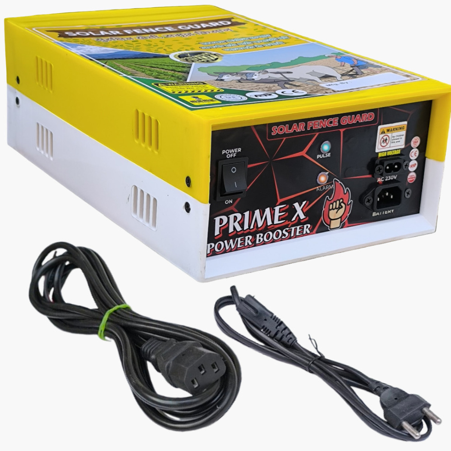 Image of DIVINEMONK zatka machine for farm agriculture land fence energizer MPPT Solar Charge Controller