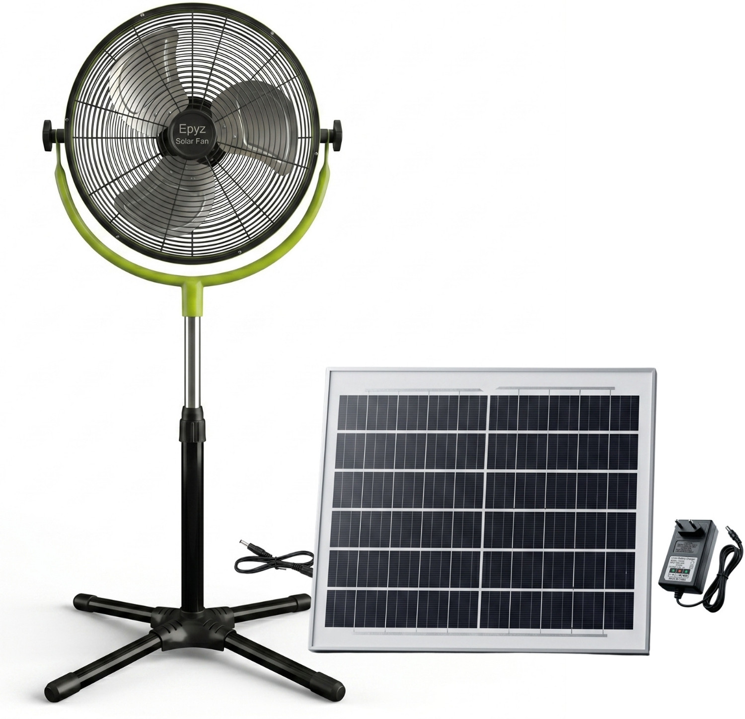 Image of Epyz Pedestal Solar Fan Set