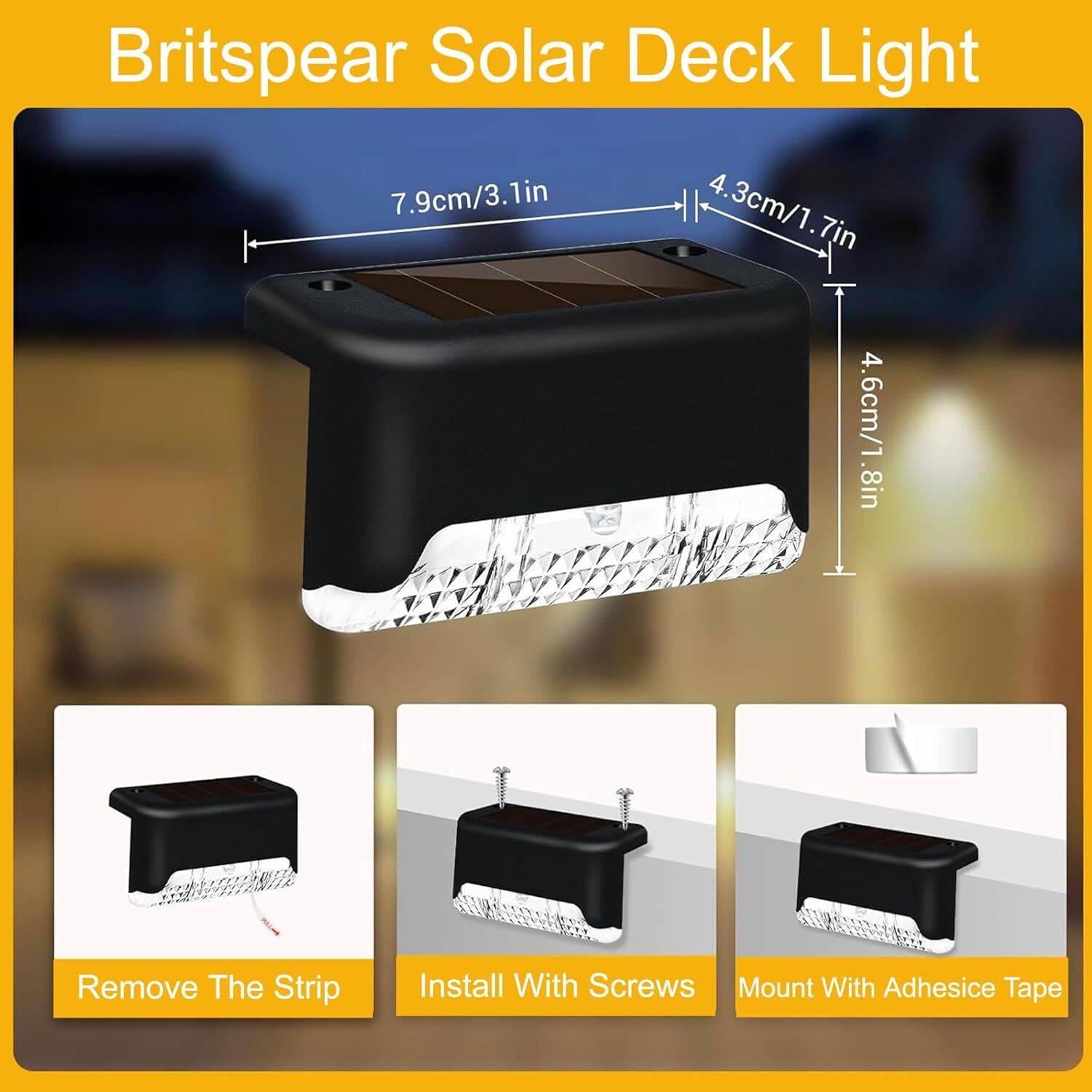 TRINETRAHUB Automatic Sensor Deck Light - Image 2