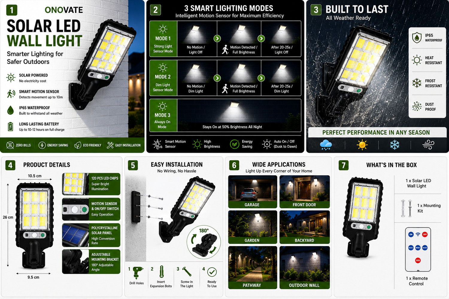 Image of Flipkart SmartBuy 180W Solar Street Light Outdoor Waterproof LED Light with Remote Solar Light Set