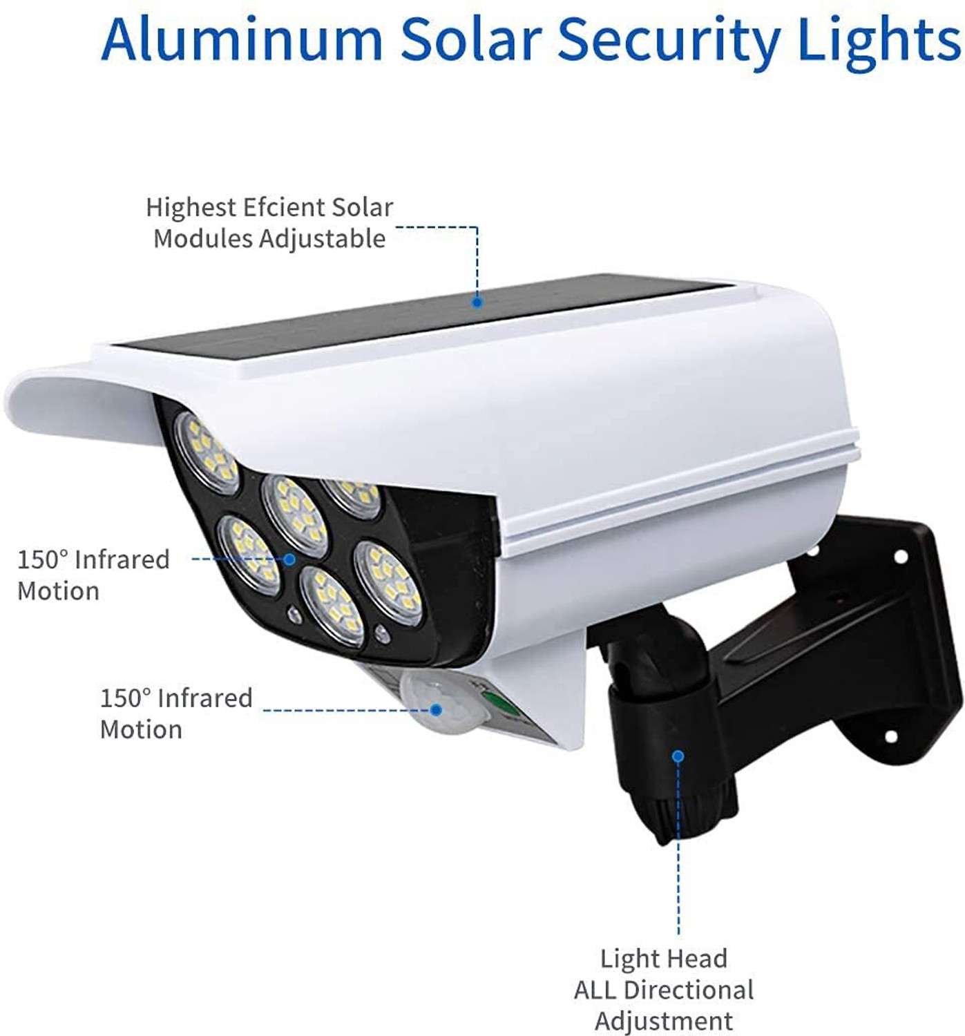 Image of Xydrozen Home Security Sensor Light Street Spotlight Solar Lamp Solar Light Set