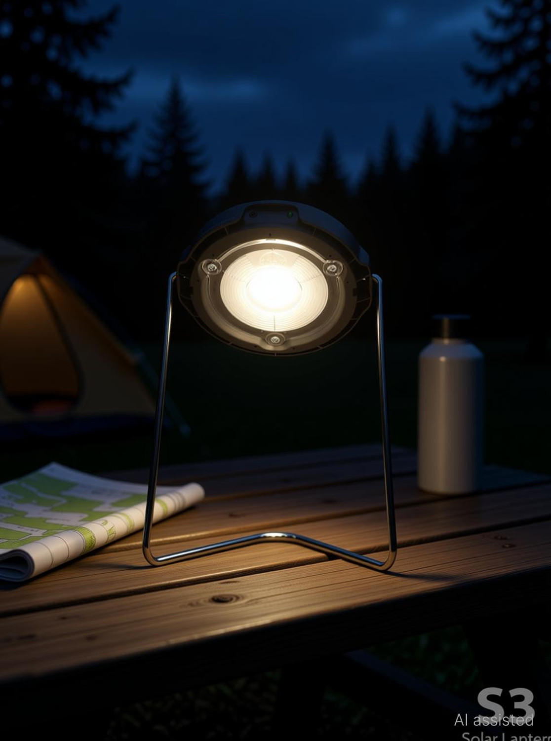 Image of D LIGHT S3 Portable Lantern works as Study lamp, Emergency light, solar lights for home Study Lamp