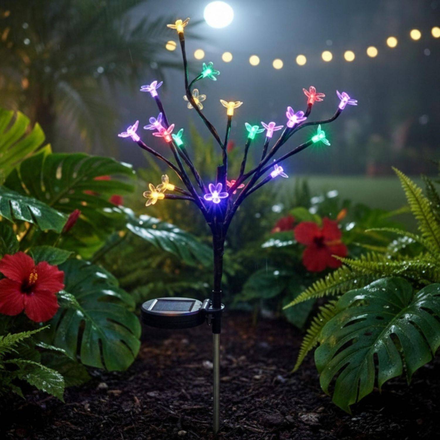 Homehop Garden Solar Multi color Model Design Flower Lights Autom