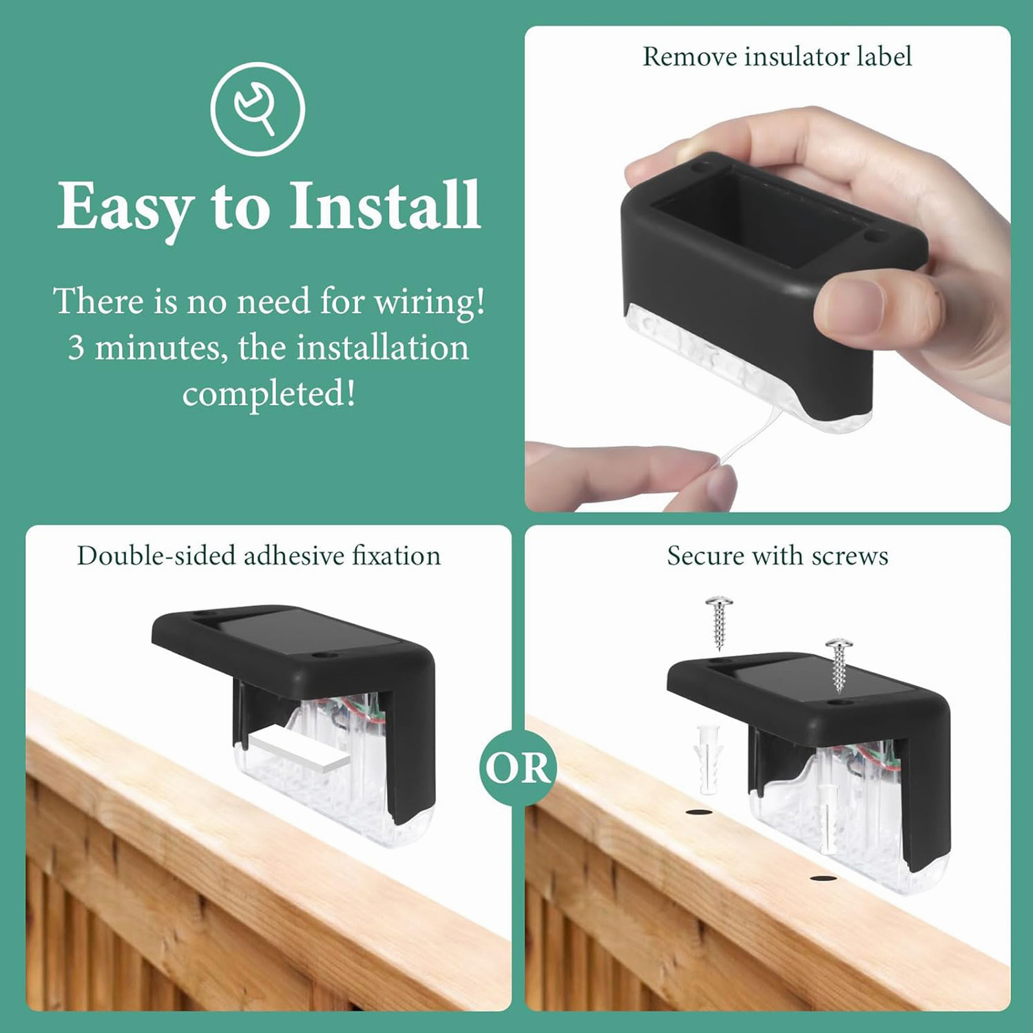 Image of BRITSPEAR Waterproof Solar Light For Outdoor Garden Home Farmhouse Balcony Decoration LED Solar Light Set