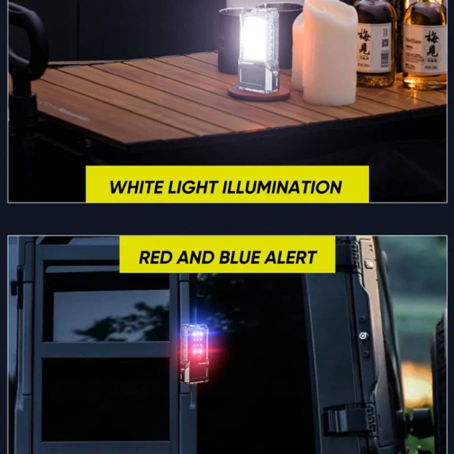 Gokich Multifunctional Mini Work Light Rotation Headlight Solar Light - Image 2