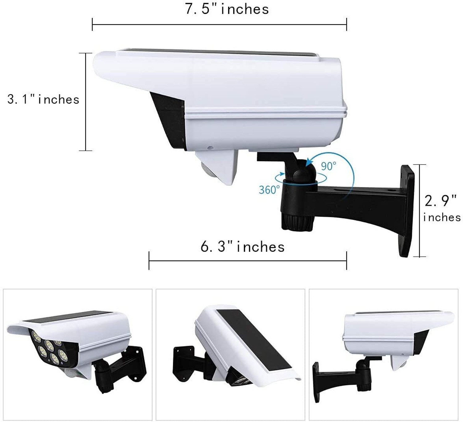 Image of Xydrozen Home Security Sensor Light Street Spotlight Solar Lamp Solar Light Set