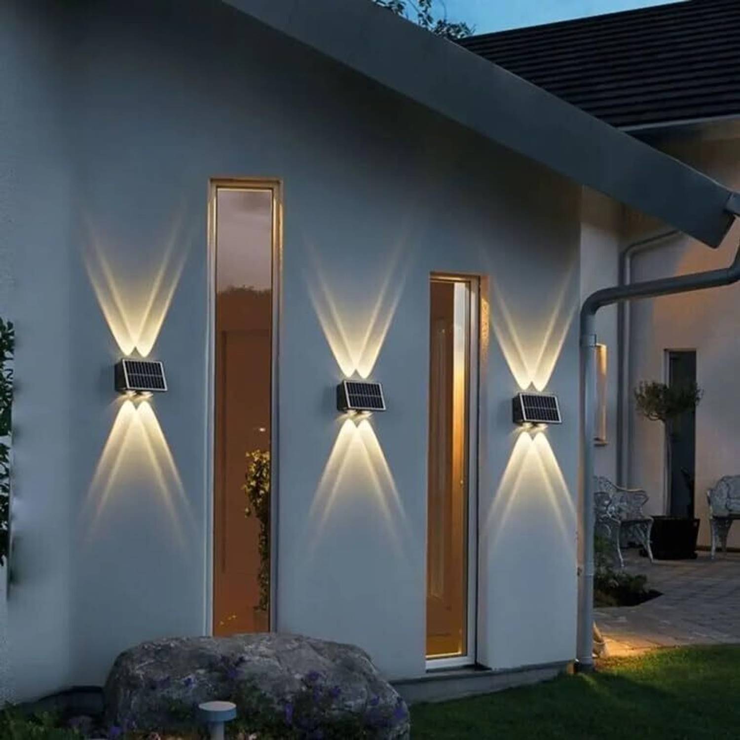KH Solar Outdoor Wall Lights 4 LED - Image 4