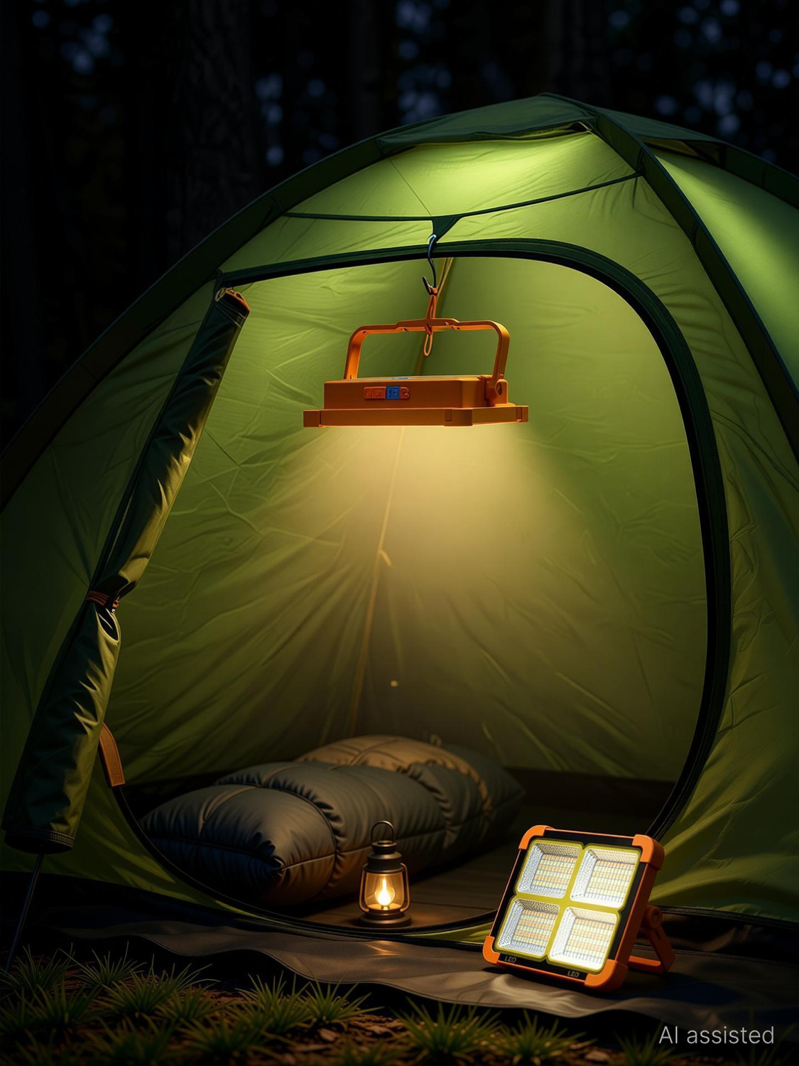 Image of Homehop Solar Emergency led Waterproof Lamp for Home Outdoor Indoor Solar Light Set