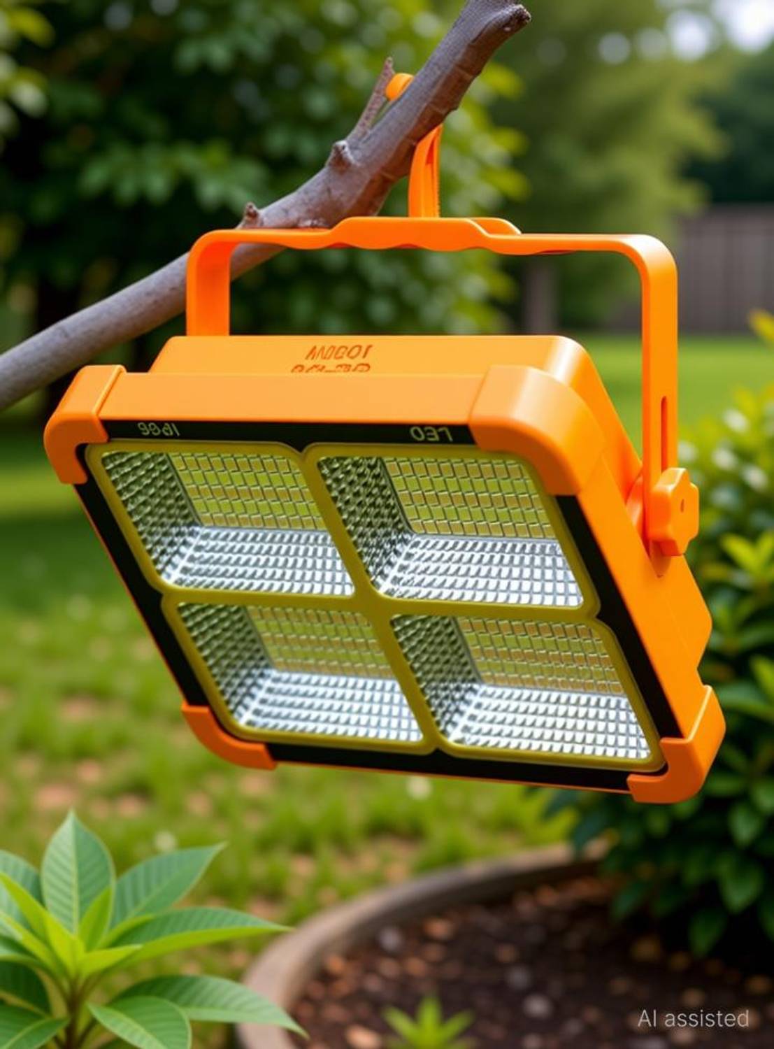 Offtrot Solar LED Street Lamp 4-Panel Solar Light Set