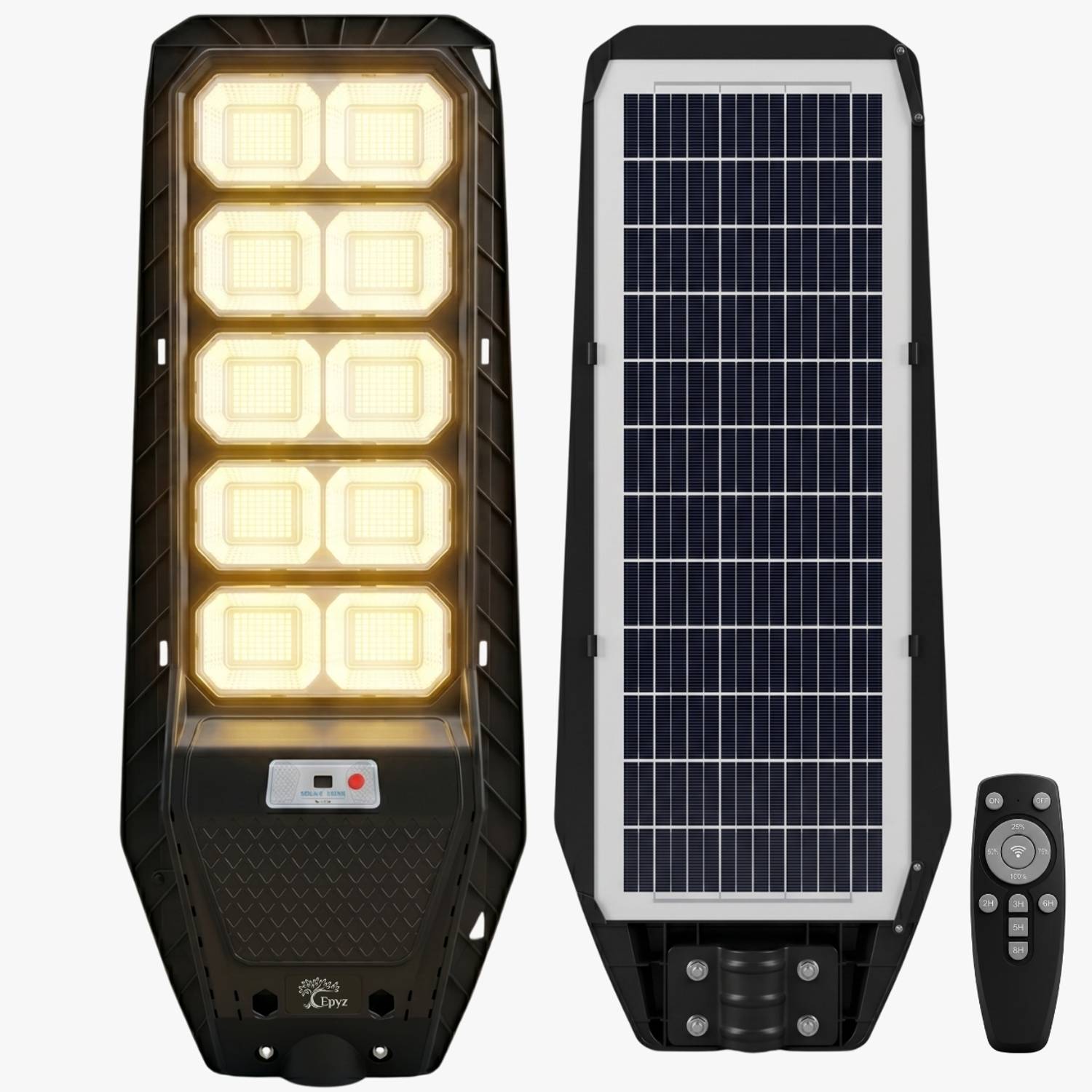 Epyz 200W Solar Street Lights Outdoor Waterproof Motion Sensor Lamp for Home Garden Solar Light Set