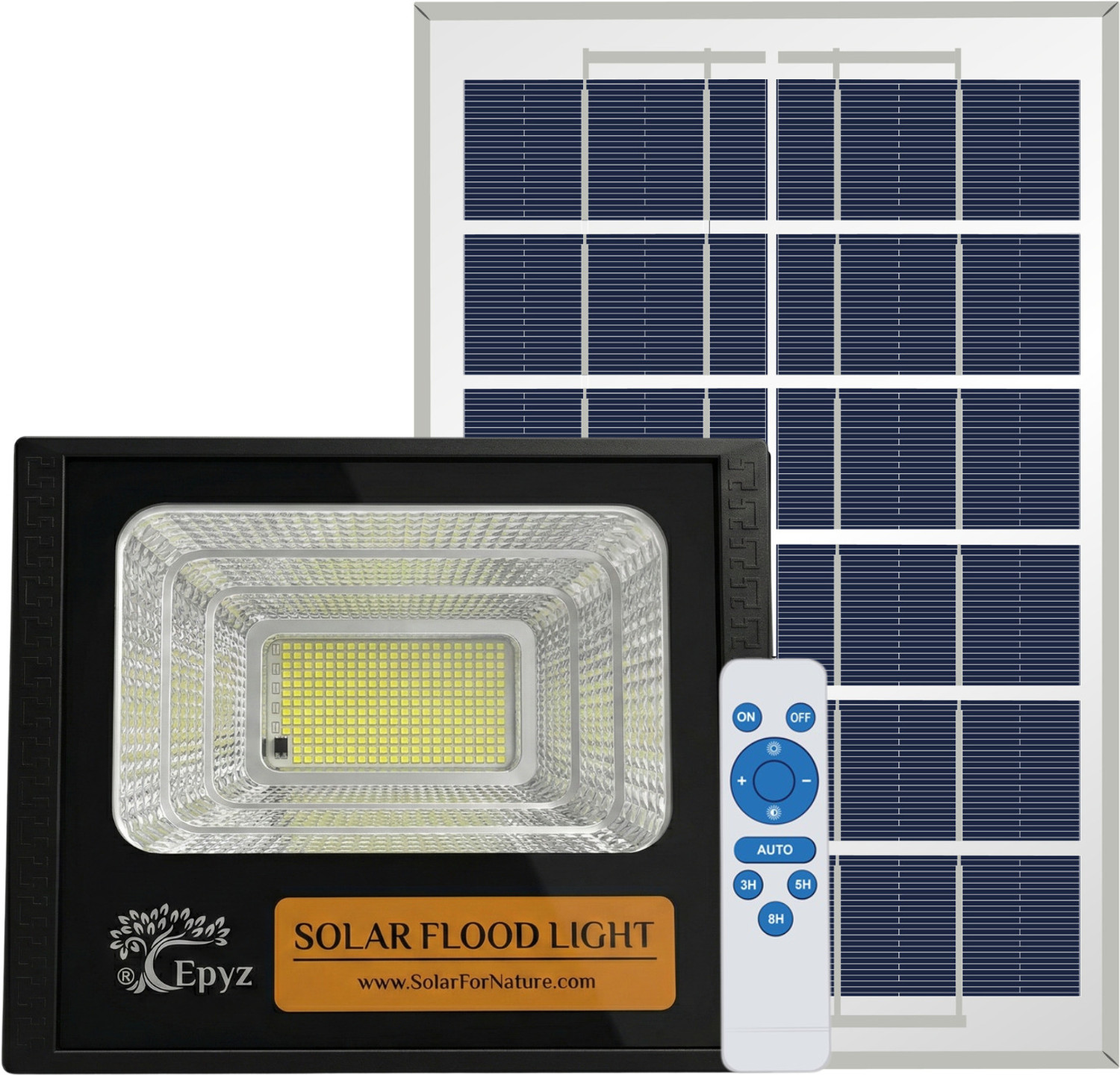Image of Epyz 100W Solar Flood Light Outdoor Led Waterproof Lamp [ Cold White Light ,281LED ] Solar Light Set