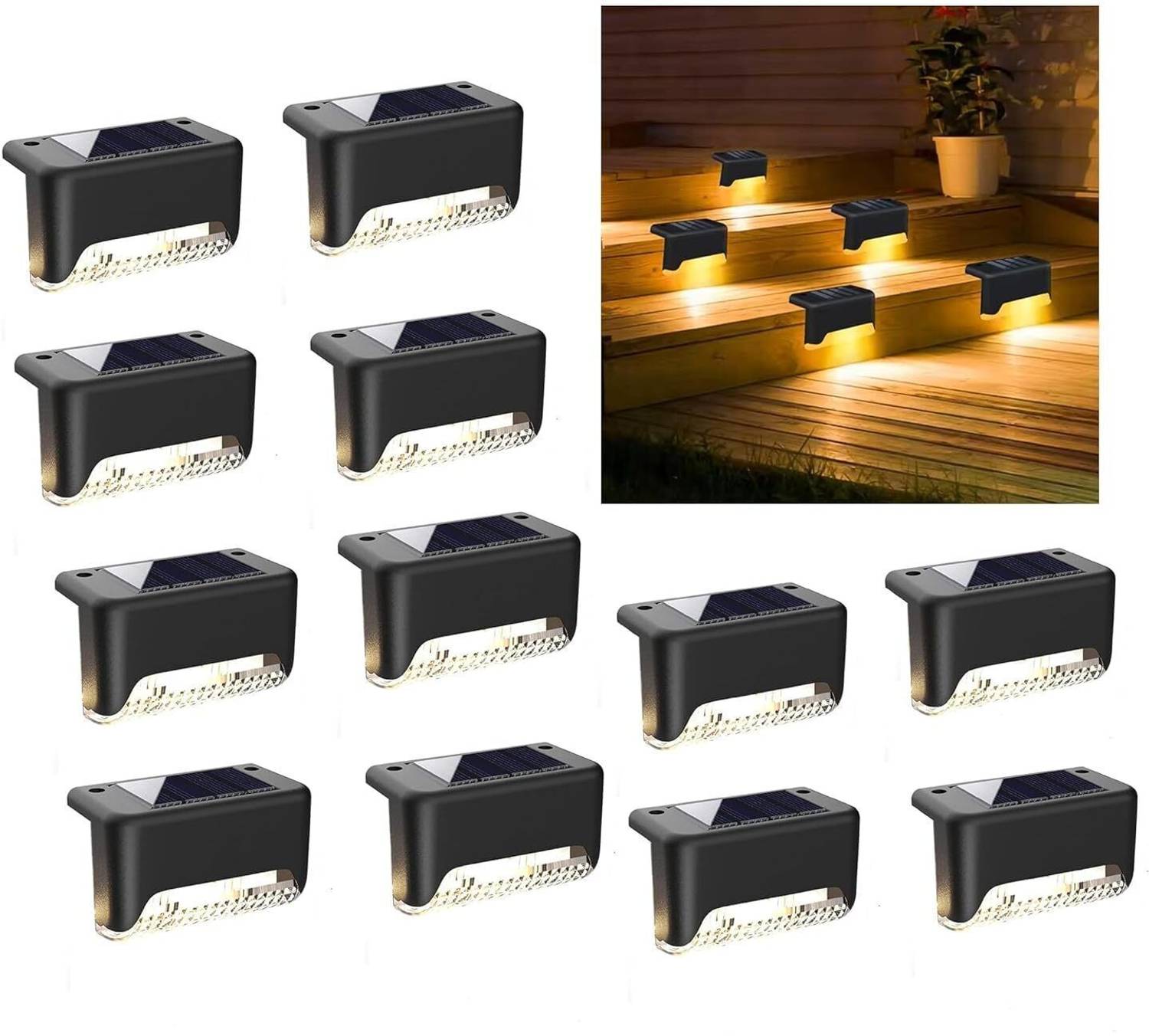 SCANF Solar Fence Lamp Set - Image 1