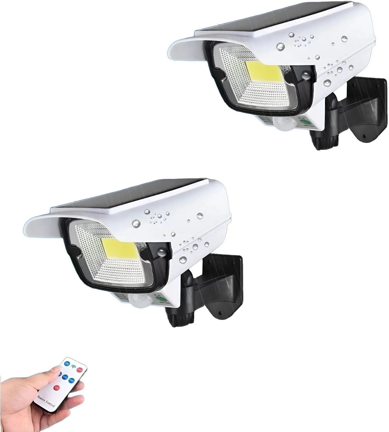 Image of QXORE Motion Sensor Lamp Security Motion Sensor Solar Light For Home,Garden Solar Light Set