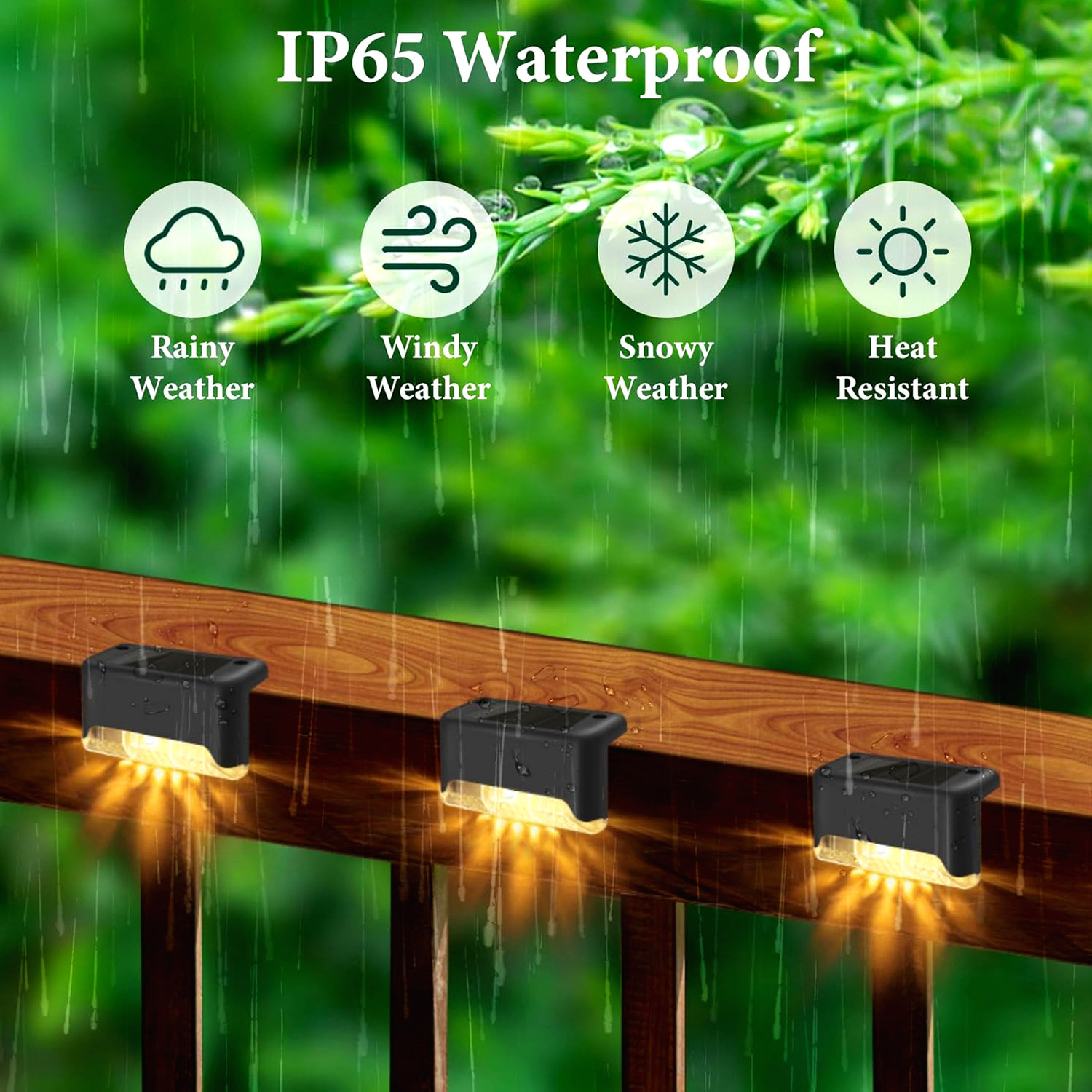 Image of BRITSPEAR Waterproof Solar Light For Outdoor Garden Home Farmhouse Balcony Decoration LED Solar Light Set