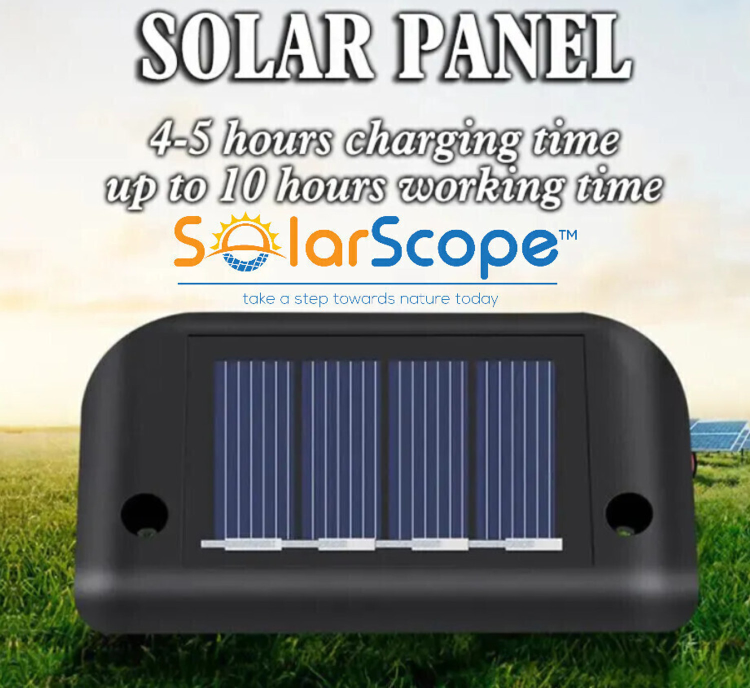 Image of SolarScope Solar Step Light Warm Outdoor Lighting for Stairs, Balconies, Gardens & Yards Solar Light Set