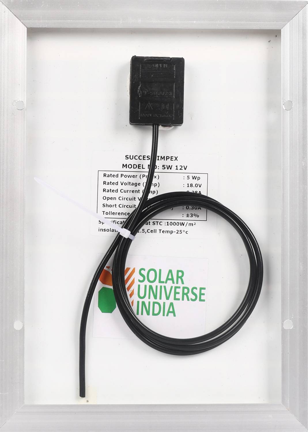Solar Universe India 5W 12V Solar Panel - Image 3