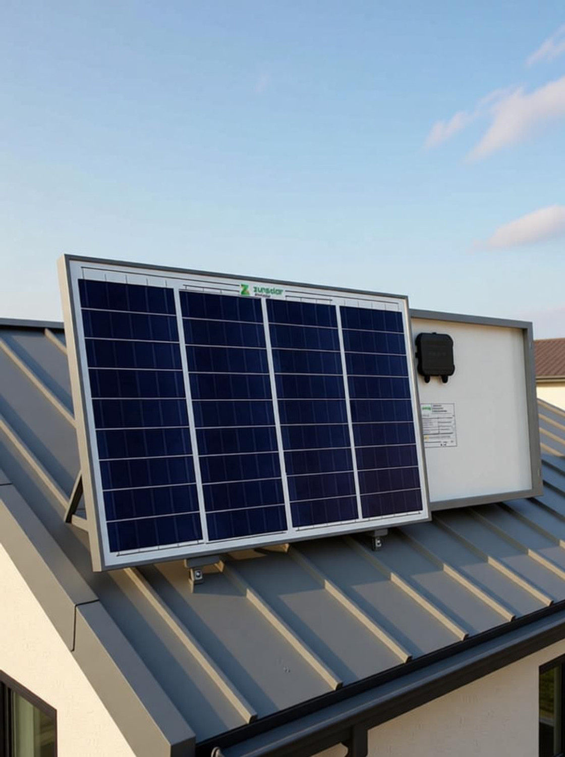 Image of ZunSolar 50 Watt 12 Volt Mono PERC Solar Panel