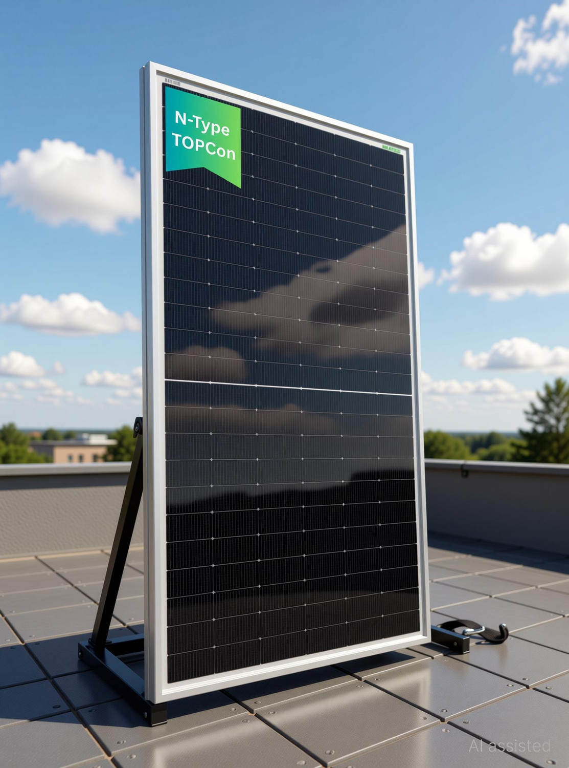 Image of WAAREE 700 WATT, N‑Type Framed Dual Glass Bifacial Solar Module - High-Efficiency Solar Panel