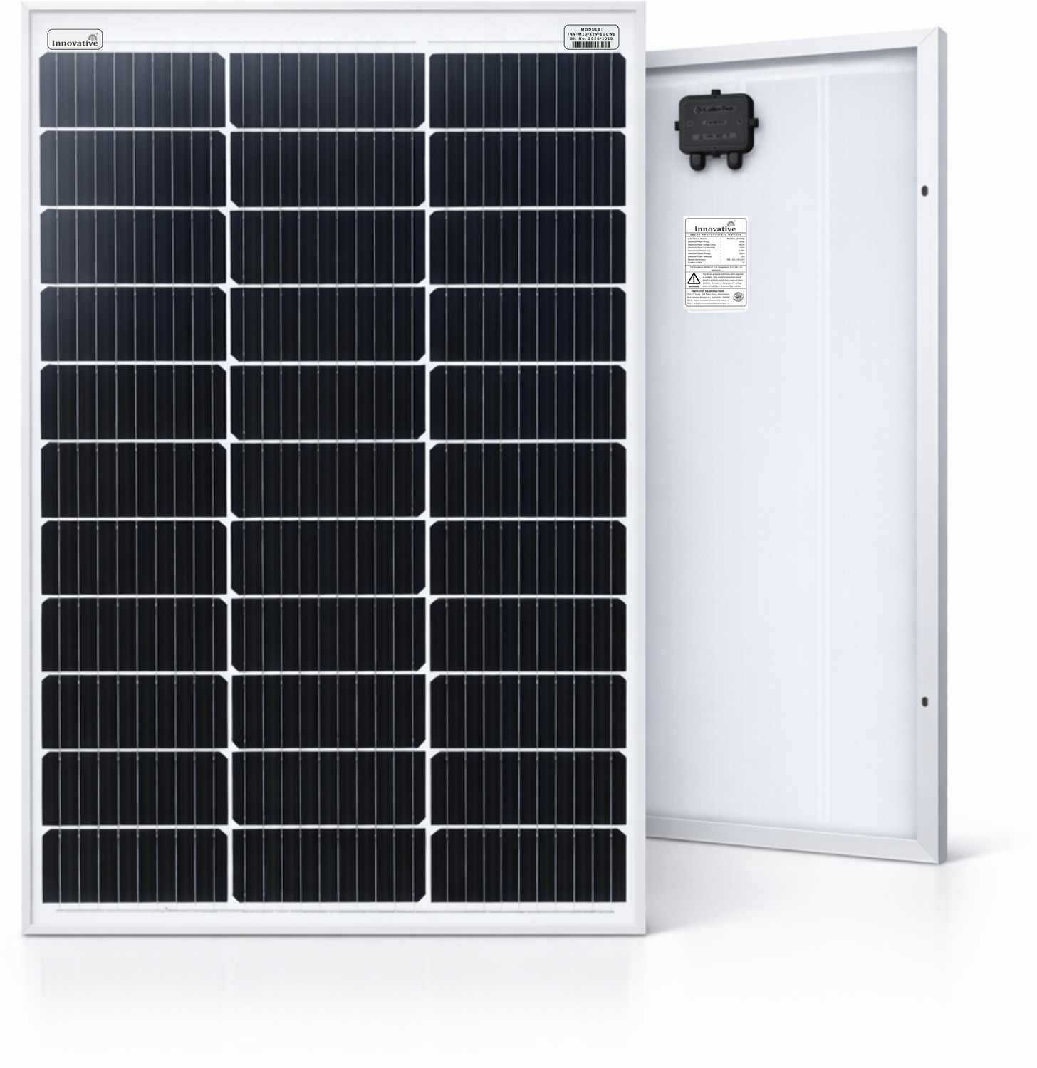 Image of Innovative InnovaEDGE 100Watt 12V Mono PERC Solar Panel High Efficiency, A-Grade Solar Panel