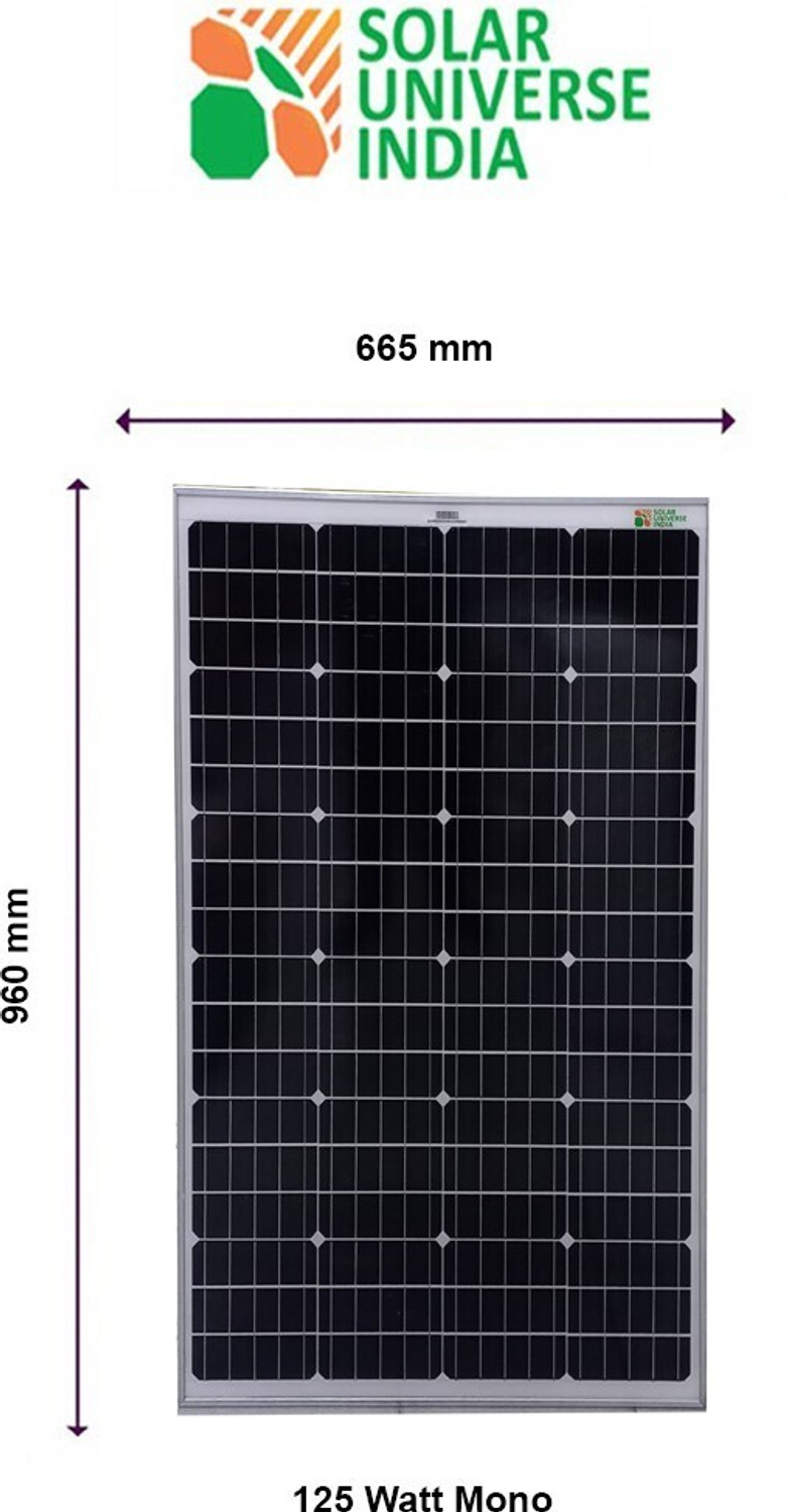 Image of Solar Universe 125W SPV Mono - 2PC Carton Solar Panel