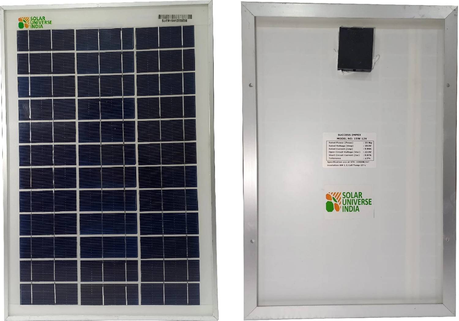 SOLAR 15W 12V Polycrystalline Solar Panel - Image 1