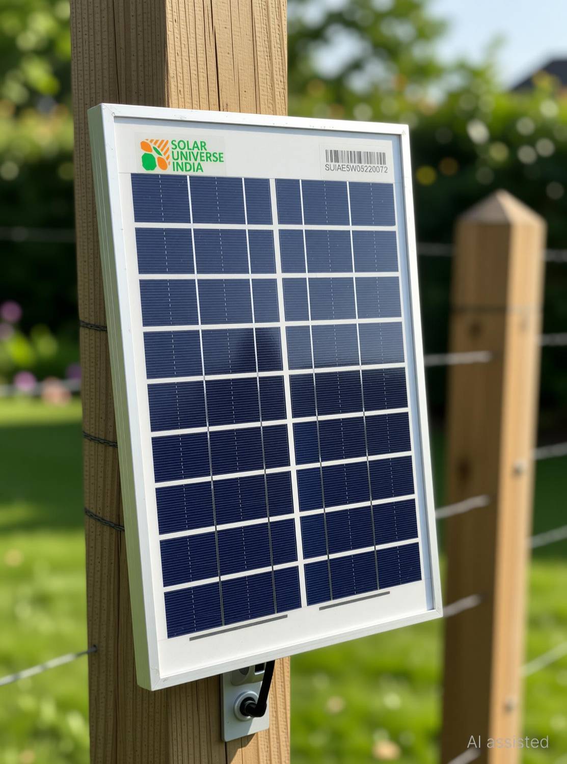 SOLAR UNIVERSE INDIA 5W, 9V Solar Panel Solar Panel