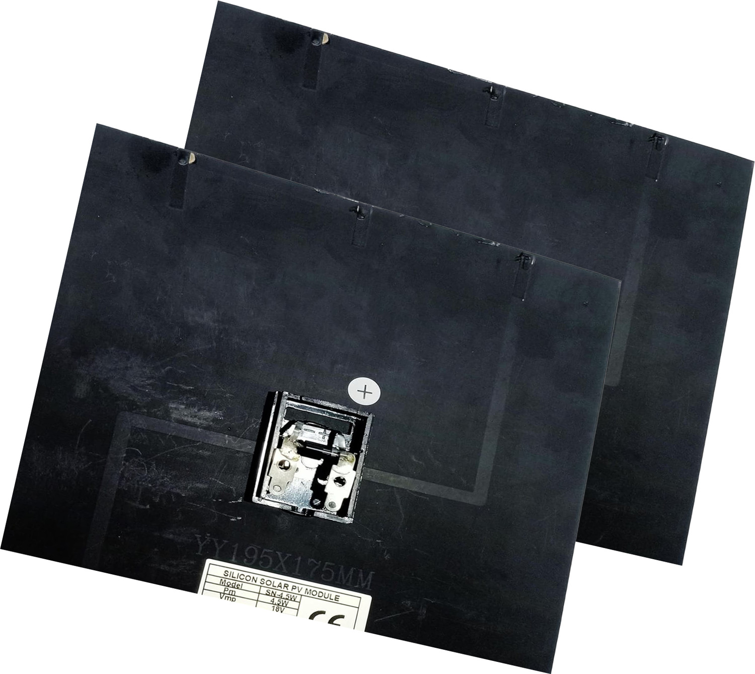 Image of MELODY's 12V Silicon Solar Panel PV Module 4.5 Watt High-Efficiency Set of 4 Panels. Solar Panel (Pack of 4)