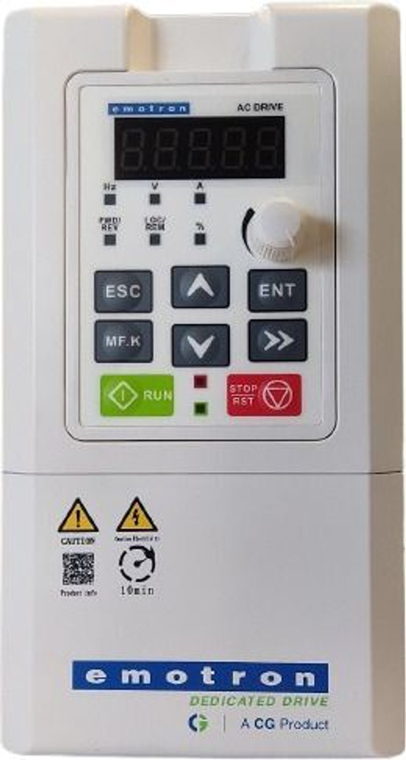 Image of EMOTRON CG VSR48006 Dual Power Solar VFD 3Hp for 3Phs Motor and Solar Water Pump