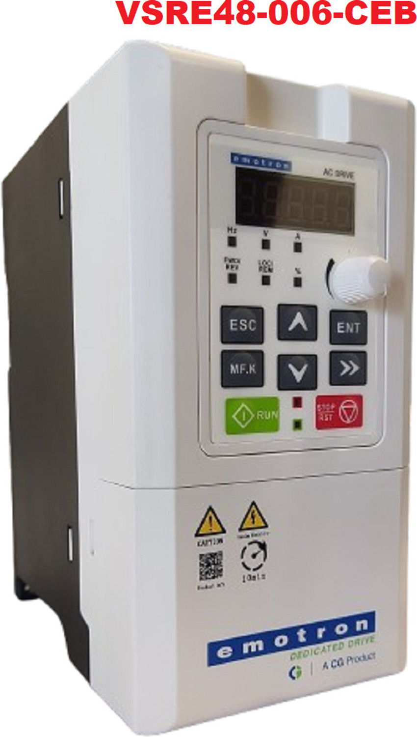 Image of EMOTRON CG VSR48006 Dual Power Solar VFD 3Hp for 3Phs Motor and Solar Water Pump