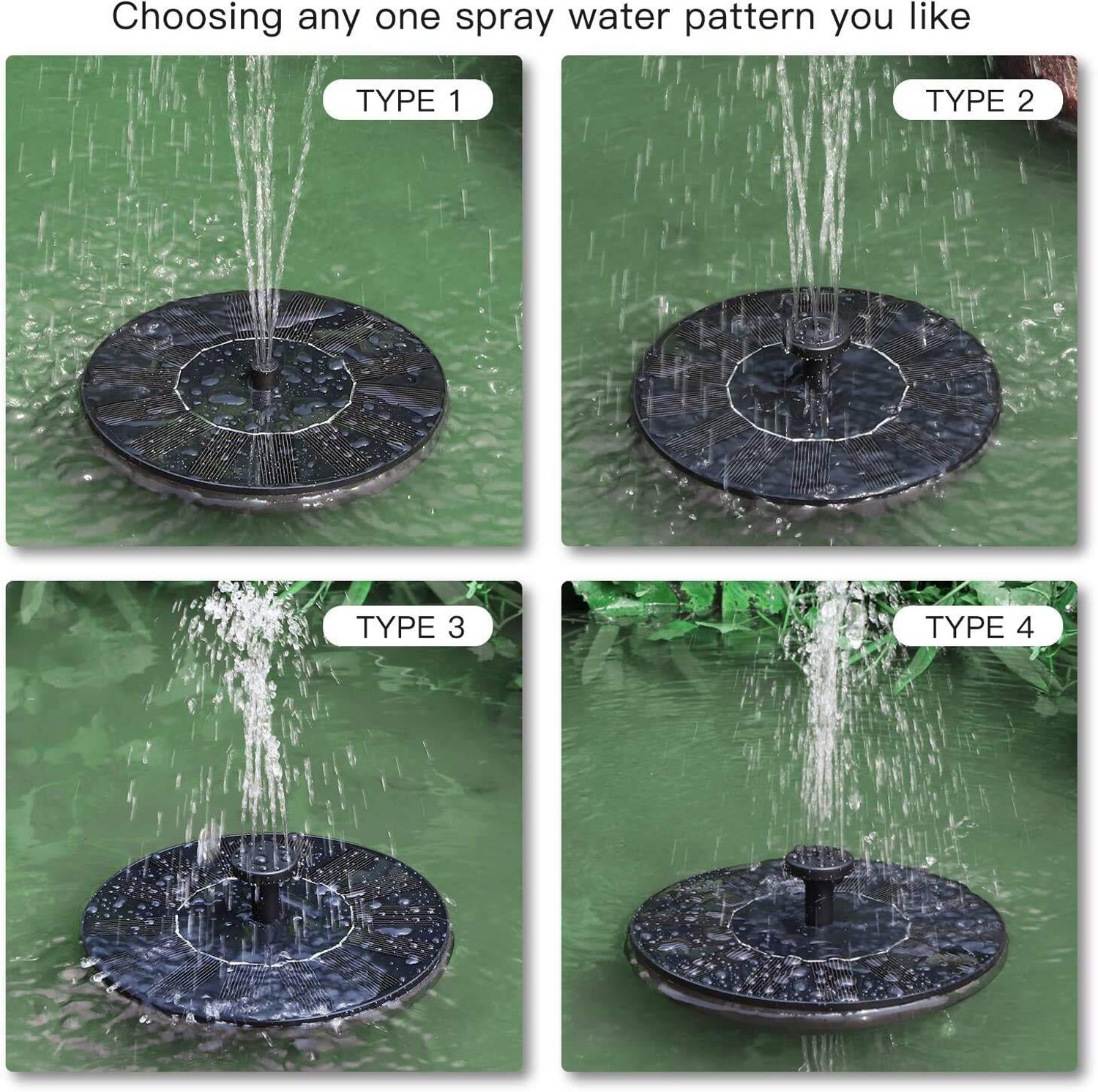 Image of SUPVOX 3.8 cm X 16.8 cm X 3 cm Water Fountain